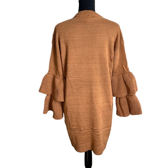 Main Strip Women’s Layered Sleeve Sweater Dress Size Small - Picture 3 of 17